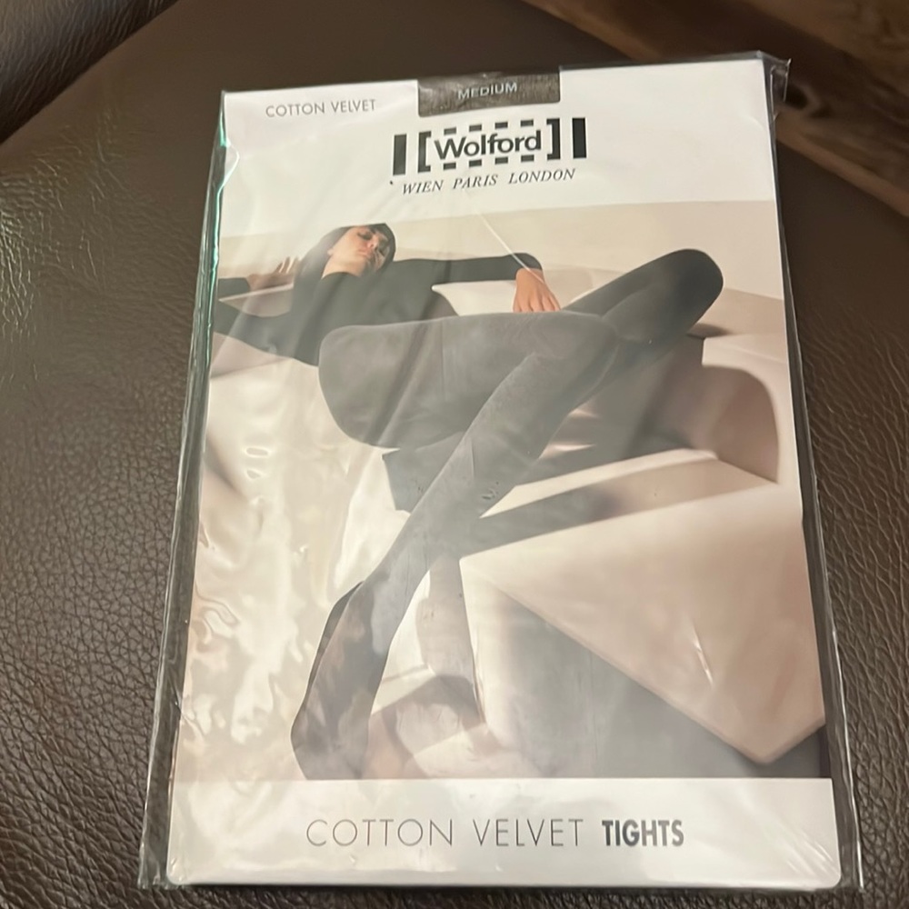 Wolford cotton velvet tights